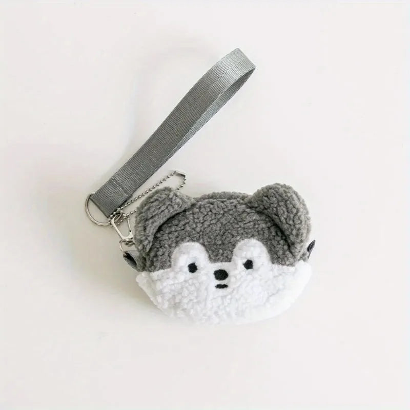 1PC Pet Bag Cute Plush Outdoor Portable Waste Bag Dispenser Carrier Dog Clean Bag Holder Storage Box Bag Accessories