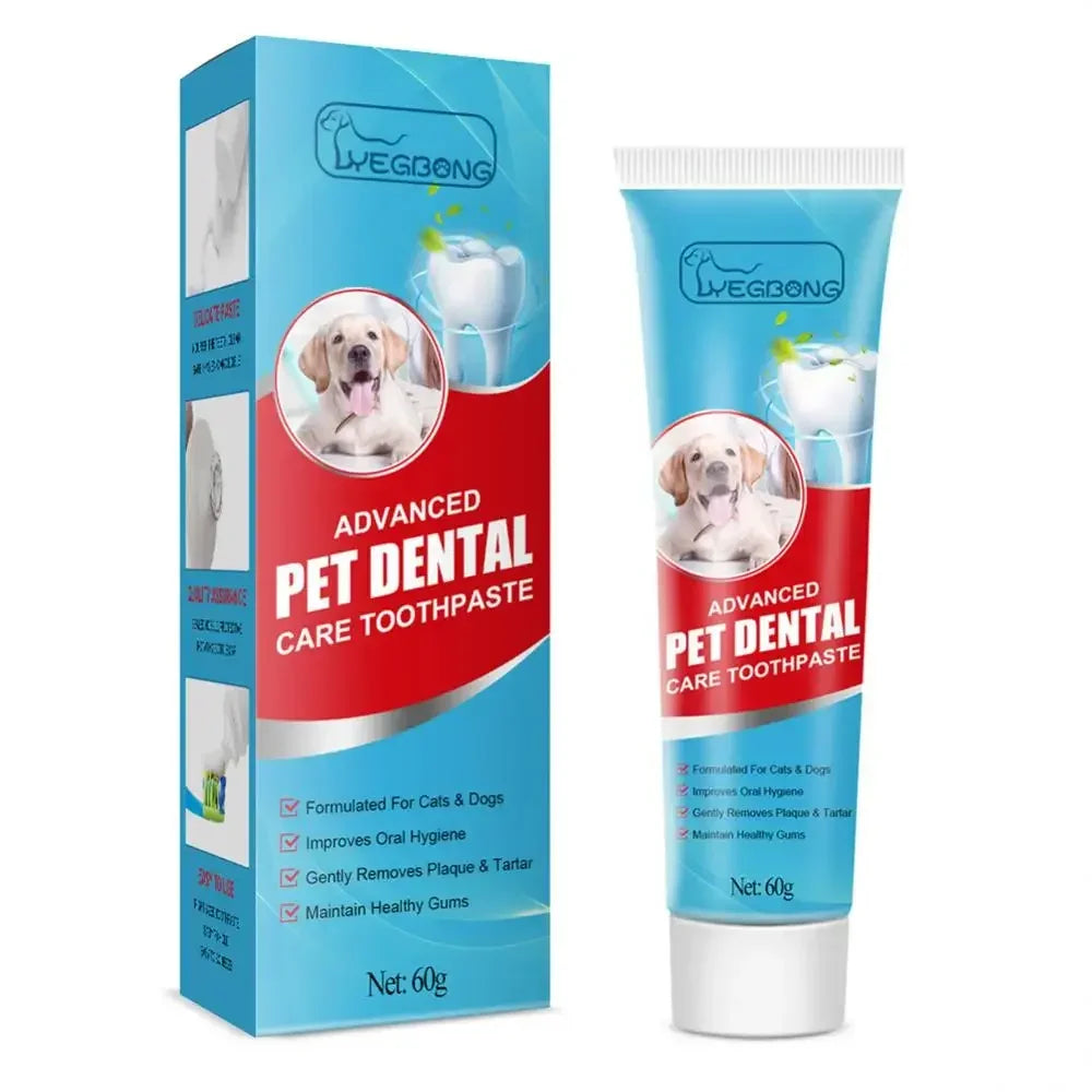 Pet Oral Care Toothpaste Dog Fresh Breath Mouth Deodorant Tartar Plaque Cleaning Prevent Teeth Calculus Cats Edible Toothpaste