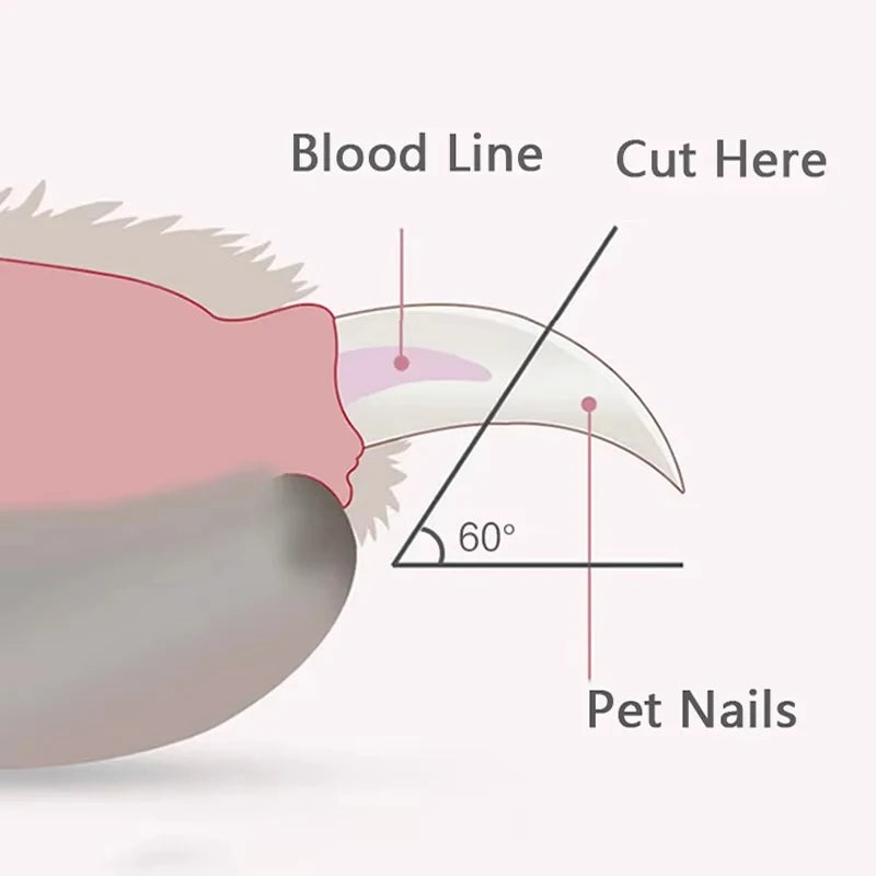 Xiaomi Professional Pet Nail Clippers with LED Light Pet Claw Grooming Scissors for Dogs and Cats Claw Nail Trimmer Pet Supplies