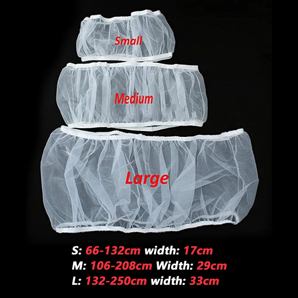 250-66cm Mesh Bird Cage Cover Nylon Dustproof Birdcage Parrot Cage Net Pet Accessories Airy Mesh Parrot Bird Cage Net s/m/l