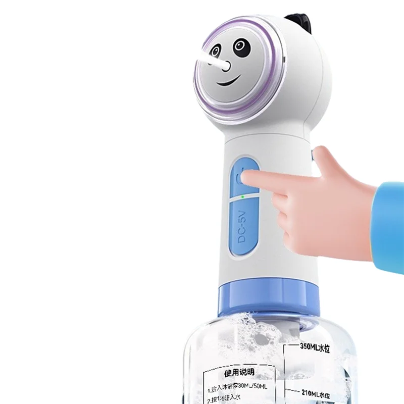 Automatic Foam Soap Dispenser Cordless Pet Bath Cleaning Electric Dog Shampoo Foam Machine Pet Sprayer Supplies