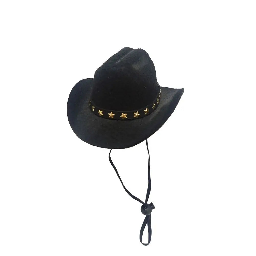Adjustable Funny Pet Dog Hat Outdoor Summer Pet Accessories Dogs Cats Headwear Cowboy Hats Dog Cat