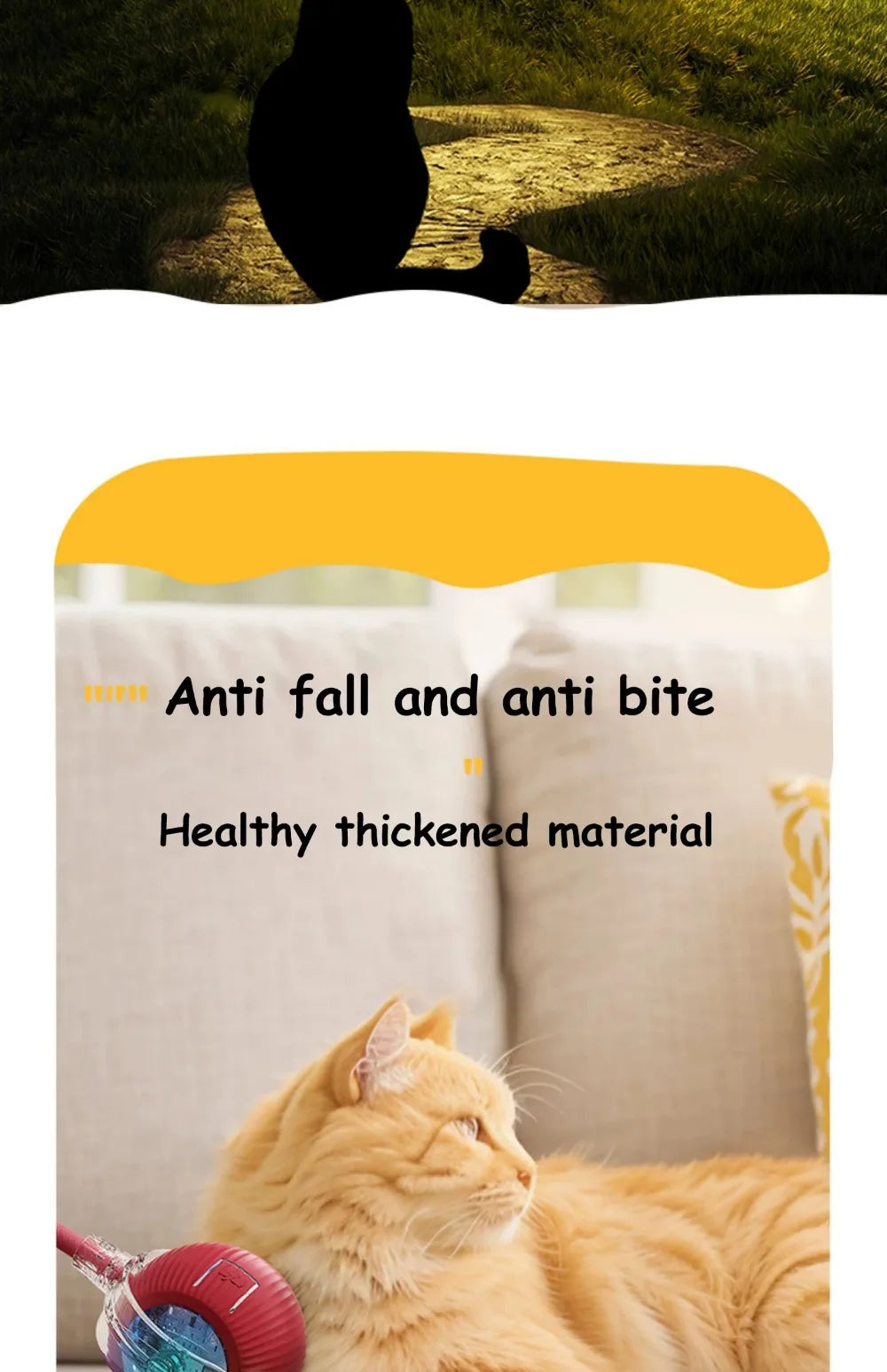 Automatic Rolling Ball Cat Toy Rechargeable Interactive Smart Pet Electric Mouse Imitation Tail for Dog And Cat Training