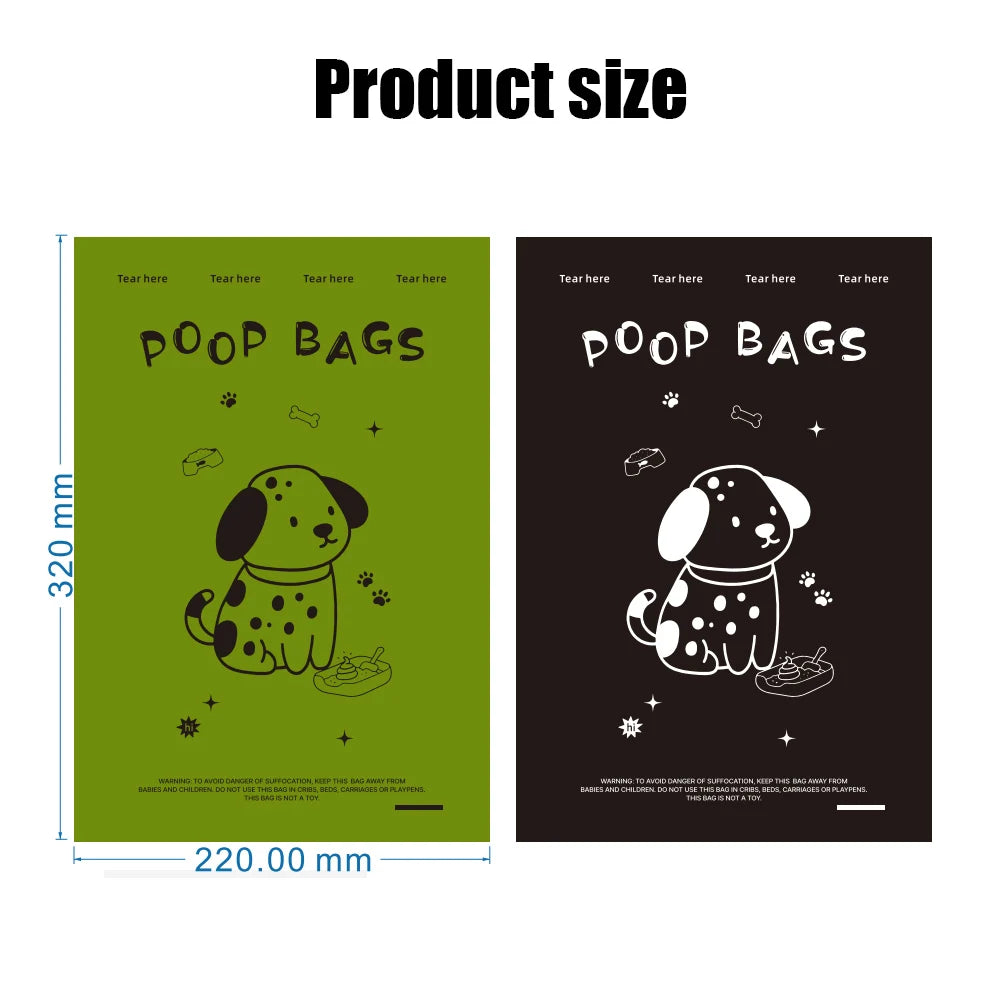 EPI Biodegradable Dog Poop Bags Lavender Scented Pet Poop Bags With Holder Extra Thick Leakproof Dog Poop Bags With Dispenser