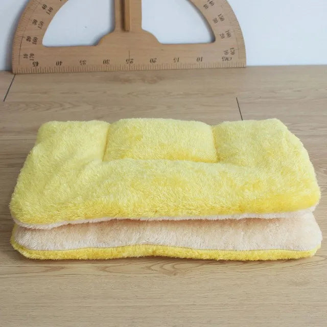 Flannel Pet Mat Dog Bed Cat Bed Thicken Sleeping Mat Dog Blanket Mat For Puppy Kitten Pet Bed for Small Large Dogs Pet Supplies