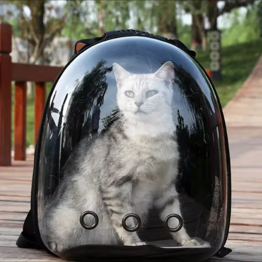 Pet Cat Space Bag Travel Pet Carrying Backpack Transparent Breathable Pet Travel