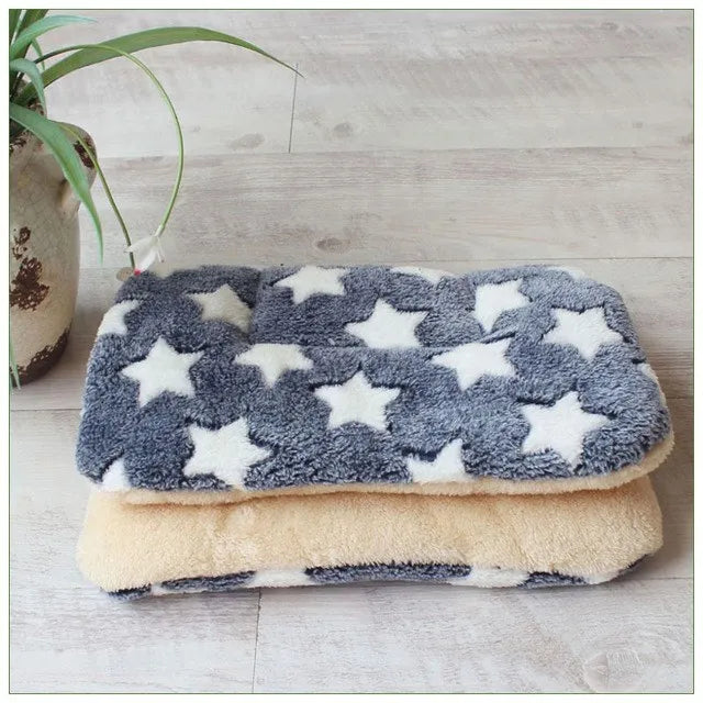 Flannel Pet Mat Dog Bed Cat Bed Thicken Sleeping Mat Dog Blanket Mat For Puppy Kitten Pet Bed for Small Large Dogs Pet Supplies