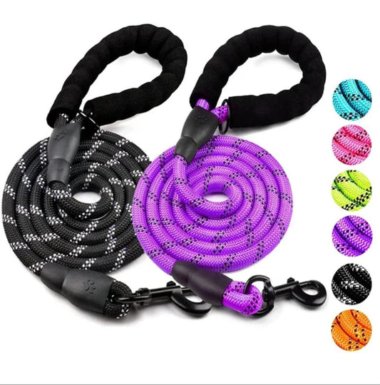 Strong Dog Leash Pet Leashes Reflective Leash For Big Small Medium Dog Leash Drag Pull Tow Golden Retriever
