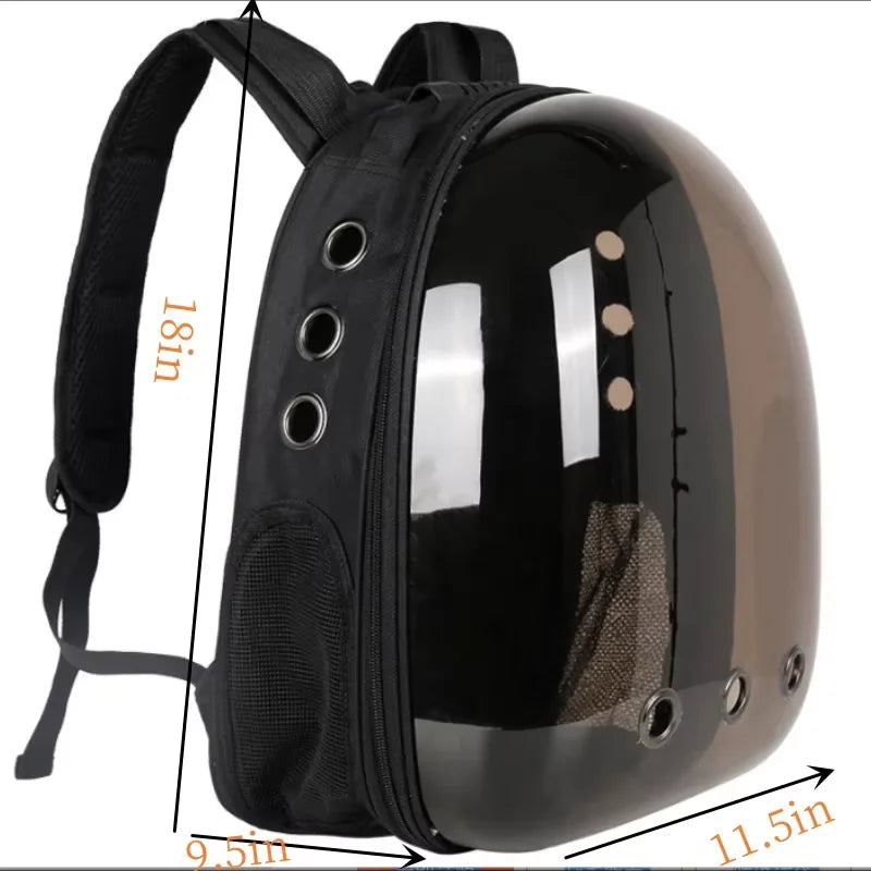 Pet Cat Space Bag Travel Pet Carrying Backpack Transparent Breathable Pet Travel